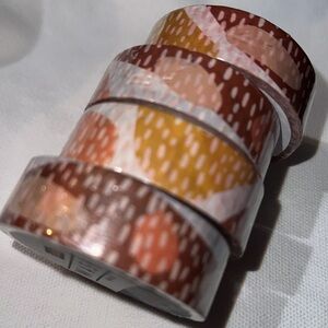 NWT Rare 4pc scotch washi tape (.59in x 10.9y each)